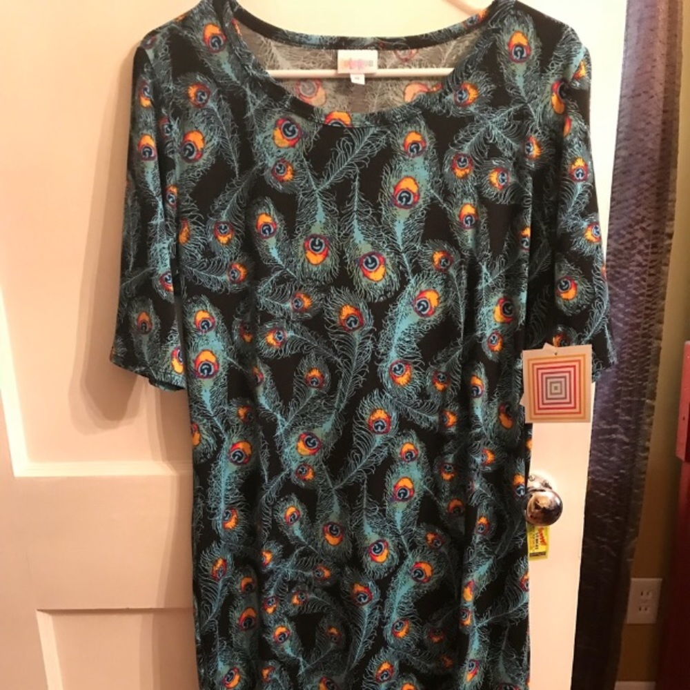 Xl Julia Peacock feather